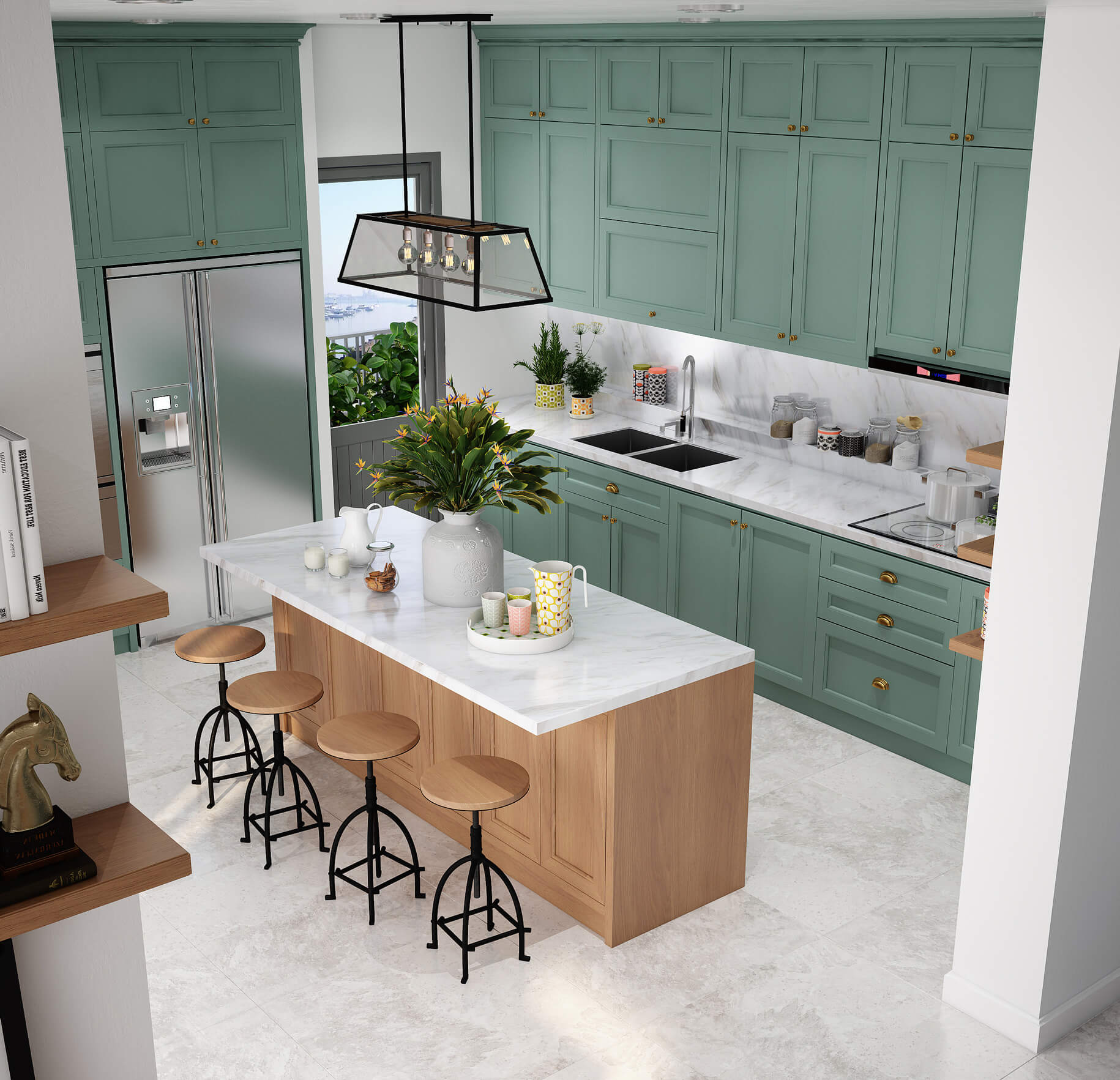 THIẾT KẾ NỘT THẤT CHUNG CƯ 3 PHÒNG NGỦ MASTERI THẢO ĐIỀN- 200M2 